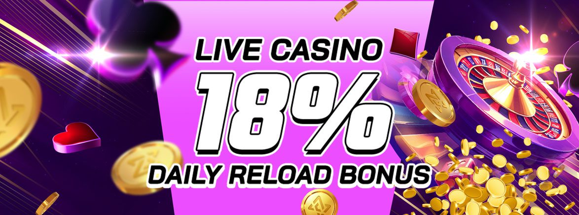 Casino 18% Daily Reload Bonus 5,000 BDT