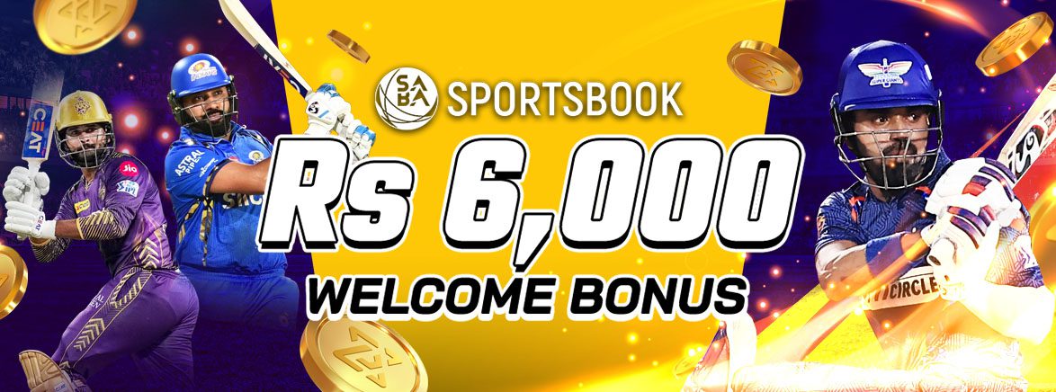 Sportsbook Rs 6,000 Welcome Bonus